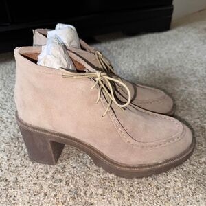 Lucky Brand Women's Hollia Lace-Up Bootie Ankle Boot, 12